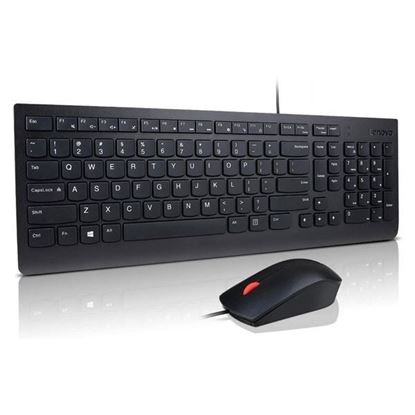 Combo Teclado y Mouse Lenovo Essential Alámbrico
