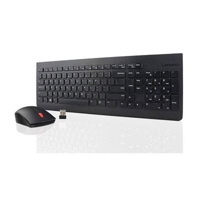 Combo Teclado y Mouse Inalámbrico Lenovo 510 USB Negro