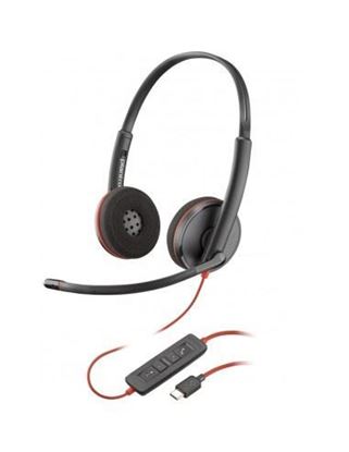 Diadema Poly C3220 con adaptador USB-C/A