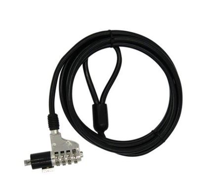 Guaya de seguridad para portatil de 4-Digitos 2mts