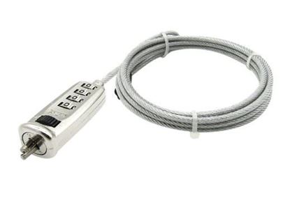 Guaya de seguridad para portátil con clave de 4-Digitos 1.7mts