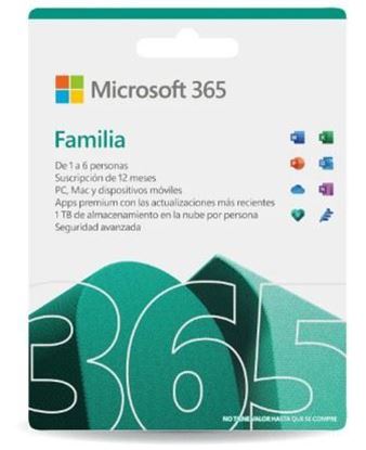 Licencia Microsoft 365 Familiar 32/64 Todos los idiomas