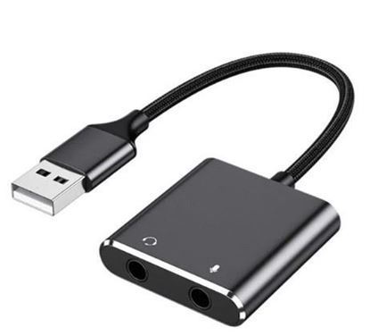 Adaptador USB 2.0 / Audio - Micrófono