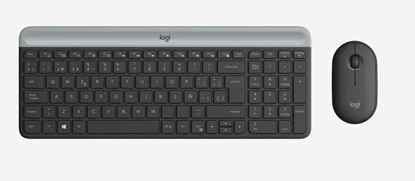 Combo teclado y mouse inalámbricos Slim Logitech