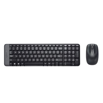 Combo  teclado y mouse inalámbrico Logitech MK220