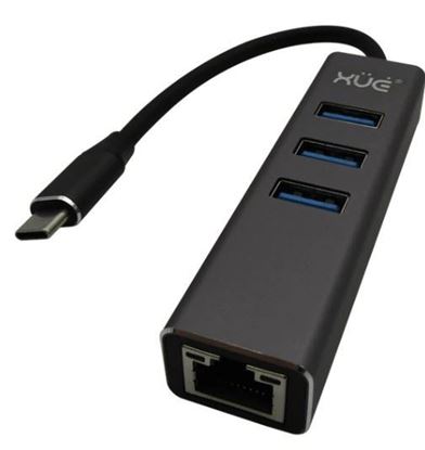 Convertidor USB-C 3.1 a Ethernet Gigabit USB 3.0 HUB