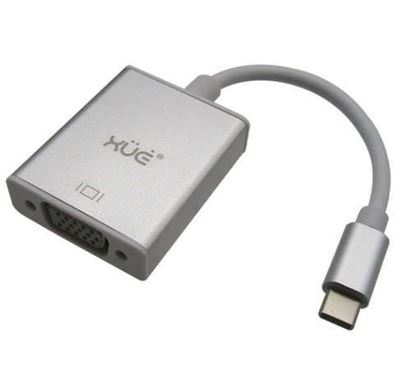 Convertidor USB-C a VGA FHD 1080P (PC y Mac).