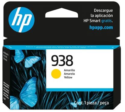 Cartucho de Tinta HP 938 Amarilla Original (4S6X7PL)