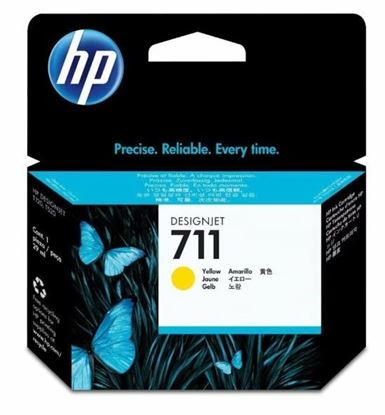 Cartucho de tinta HP 711 Amarillo Original (CZ132A)