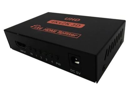 Splitter de video HDMI V1.4 a 4 Puertos HDMI 1080p & 4k