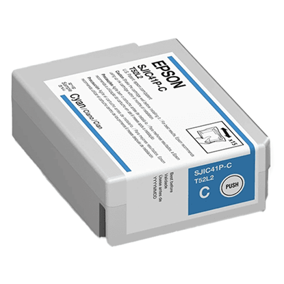 Cartucho Epson de tinta Cyan para TM-C4000