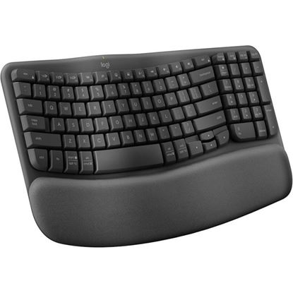 Teclado Wave Ergonómico Logitech  Bluetooth - Inalámbrico