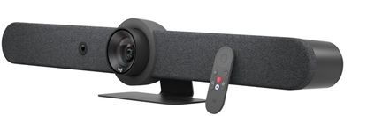 Rally Bar Logitech Graphite 4K con Zoom 15x y PTZ para Videoconferencias