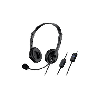 Diadema Genius USB HS-230U con Micrófono y Control de Volumen