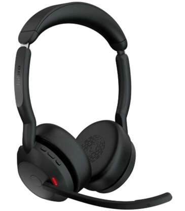 Diadema Jabra Evolve2 55 Link380a MS Stereo con Cancelación de Ruido y Bluetooth