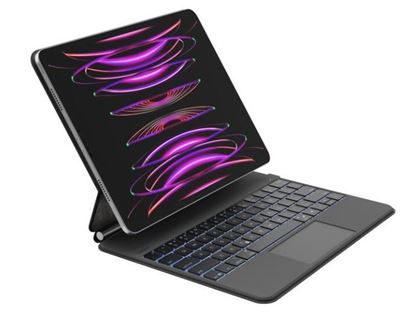 Funda Teclado Profesional con Soporte Magnético para iPad Air 13” y iPad Pro 12.9”