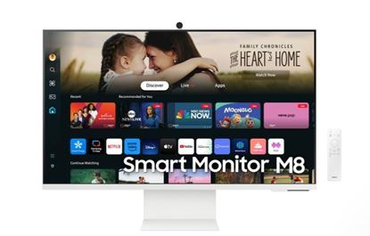 Monitor Samsung de 32" 4K UHD Smart con Tizen™, USB-C 60W