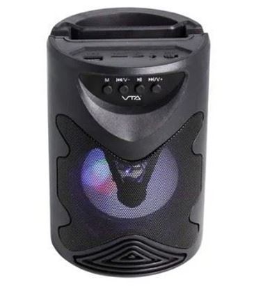 Parlante Cilíndrico VTA Bluetooth 6W Recargable con USB y Micro SD