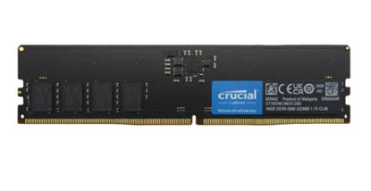 Memoria RAM DDR5 16GB Crucial 5600MHz UDIMM Desktop PC