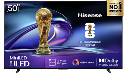 Televisor Hisense 50″ 4K ULED MiniLED Smart TV 50U6QV